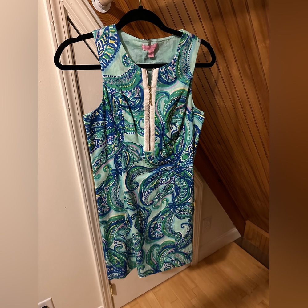 Lilly Pulitzer Zipper Shift Dress